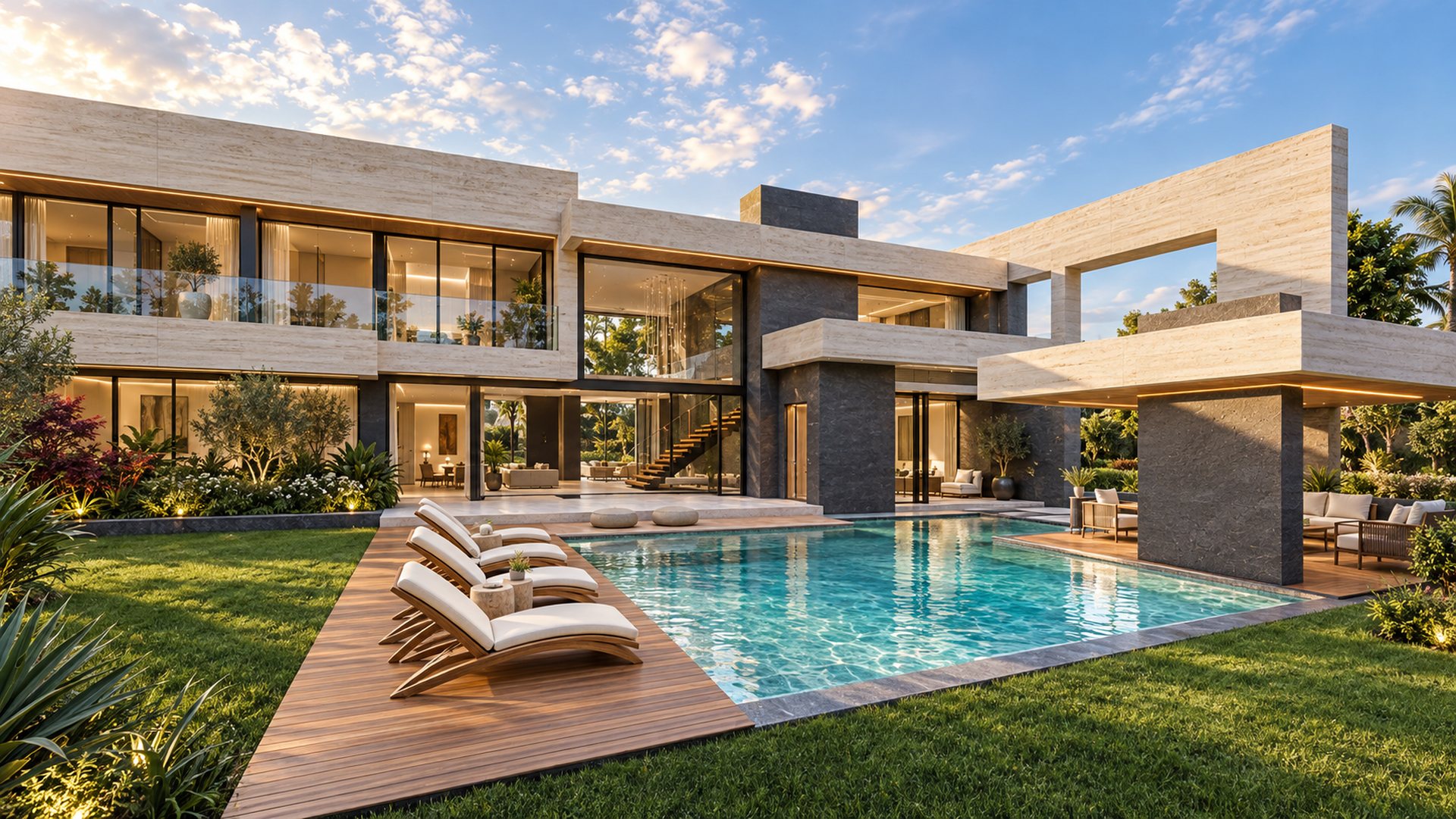 Villa konsepti — çizimden gerçeğe